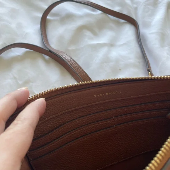 Brown Tory Burch soft leather crossbody bag - Picture 2 of 4